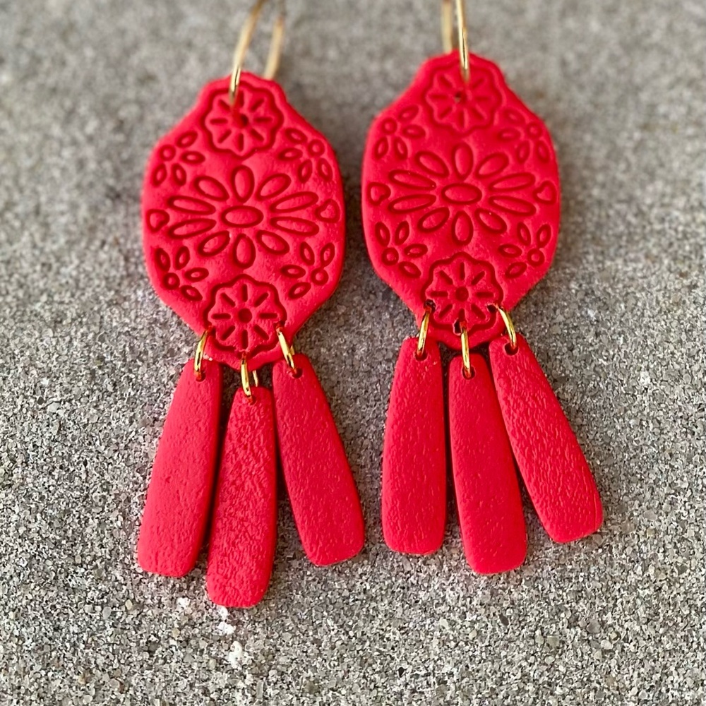 Susie Quinn Handmade Polymer Clay y Earrings